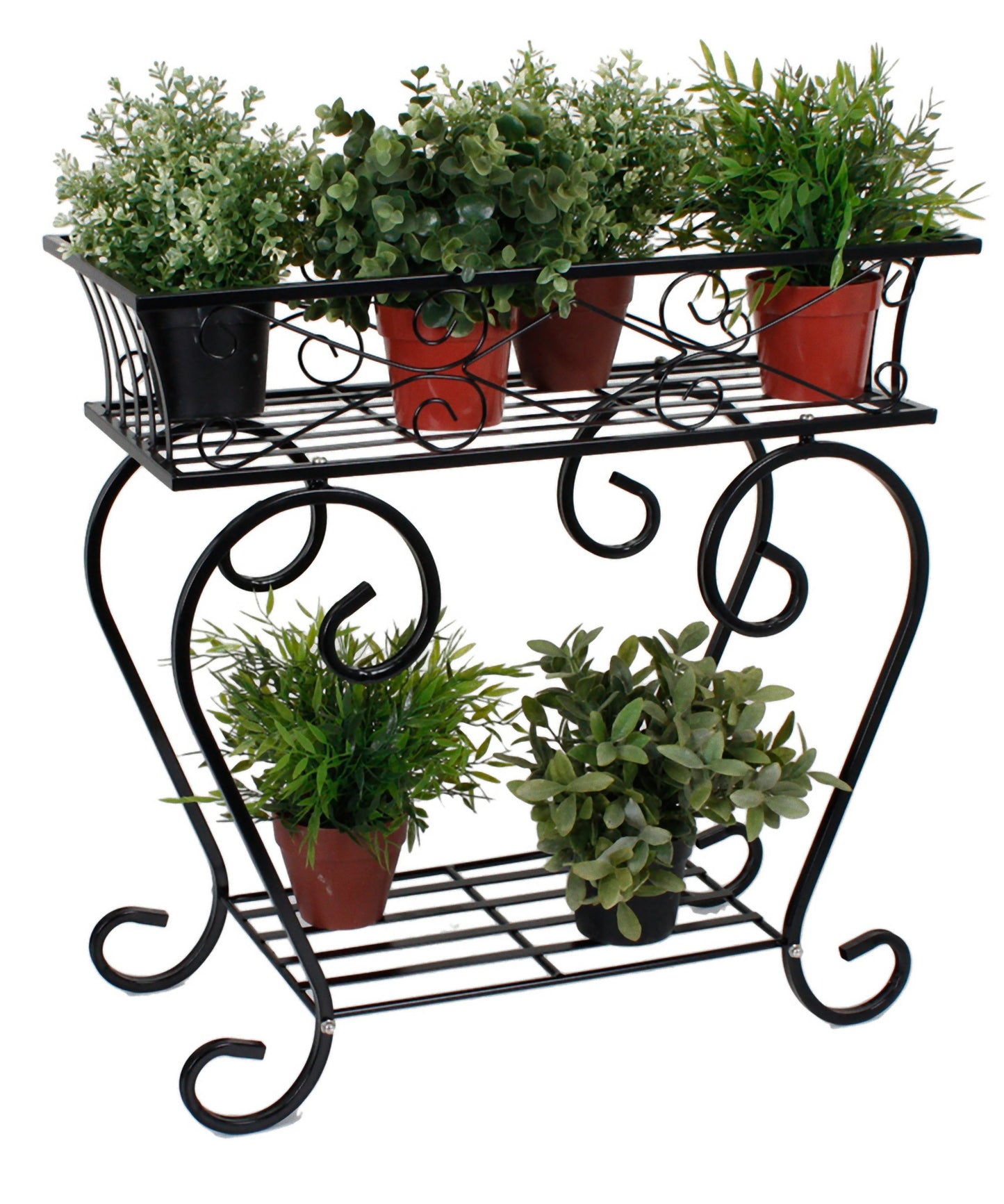 Pflanzständer Metall Blumenständer Blumenregal Outdoor Indoor Dekoration