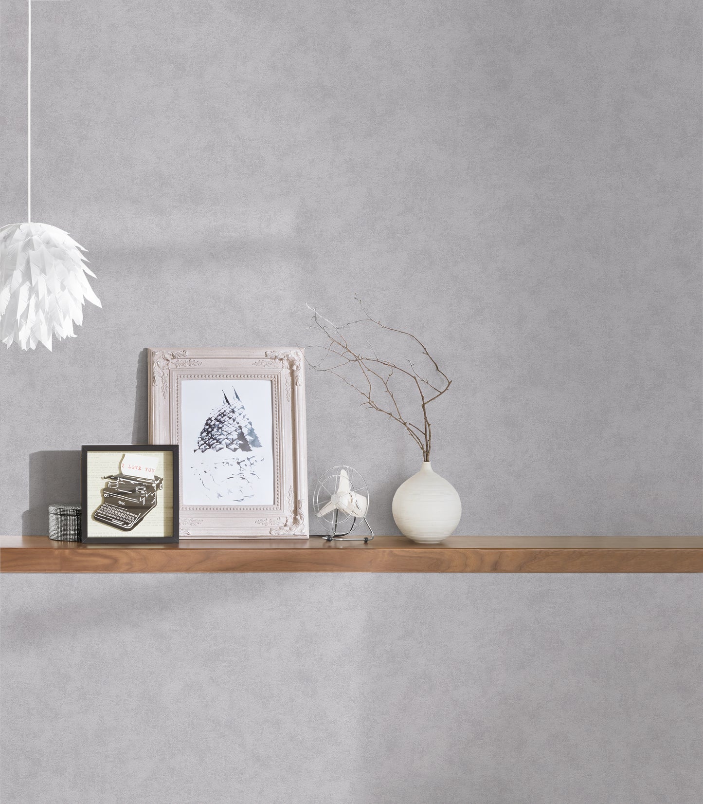 A.S. Création Beton Optik Vinyl Tapete Colours of the world Grau Uni Wandtapete