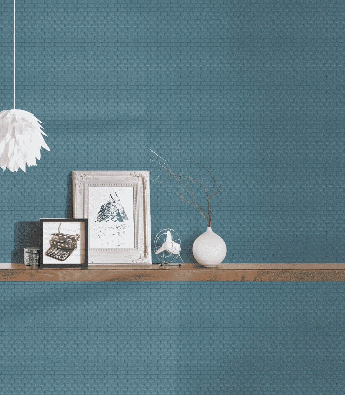 A.S. Création Unitapete Uni Blau 319084 Tapete Luxury wallpaper Wandtapete