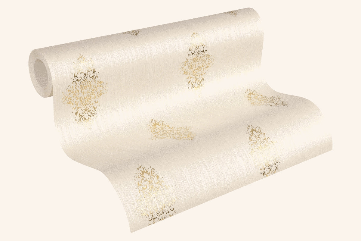 A.S. Création Barocktapete Creme 319462 Tapete Luxury wallpaper Wandtapete