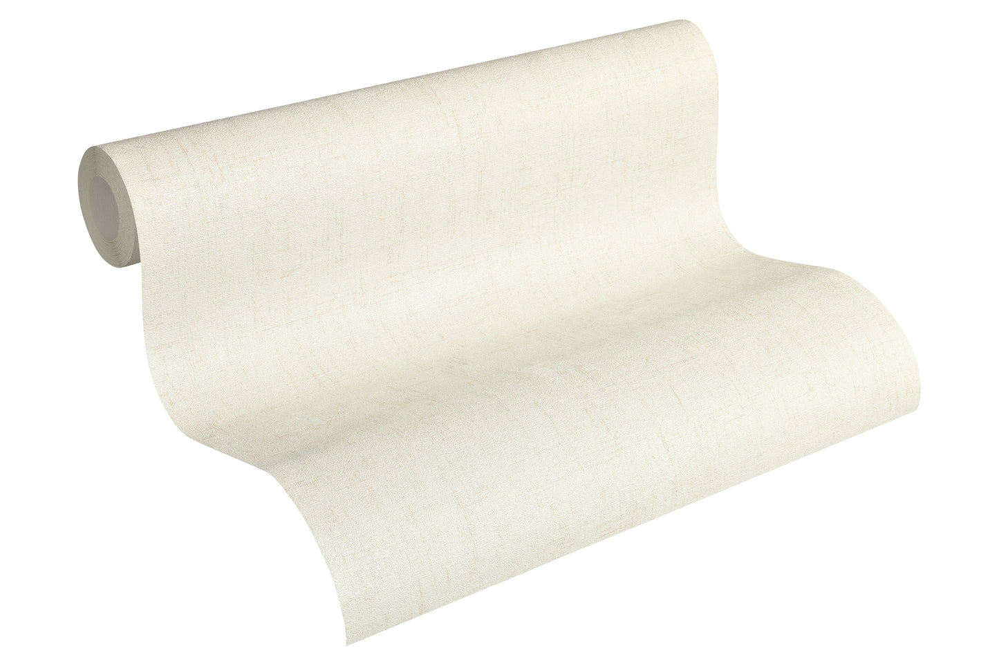 A.S. Création Uni Vinyl Tapete Greenery Creme Wandtapete Unitapete