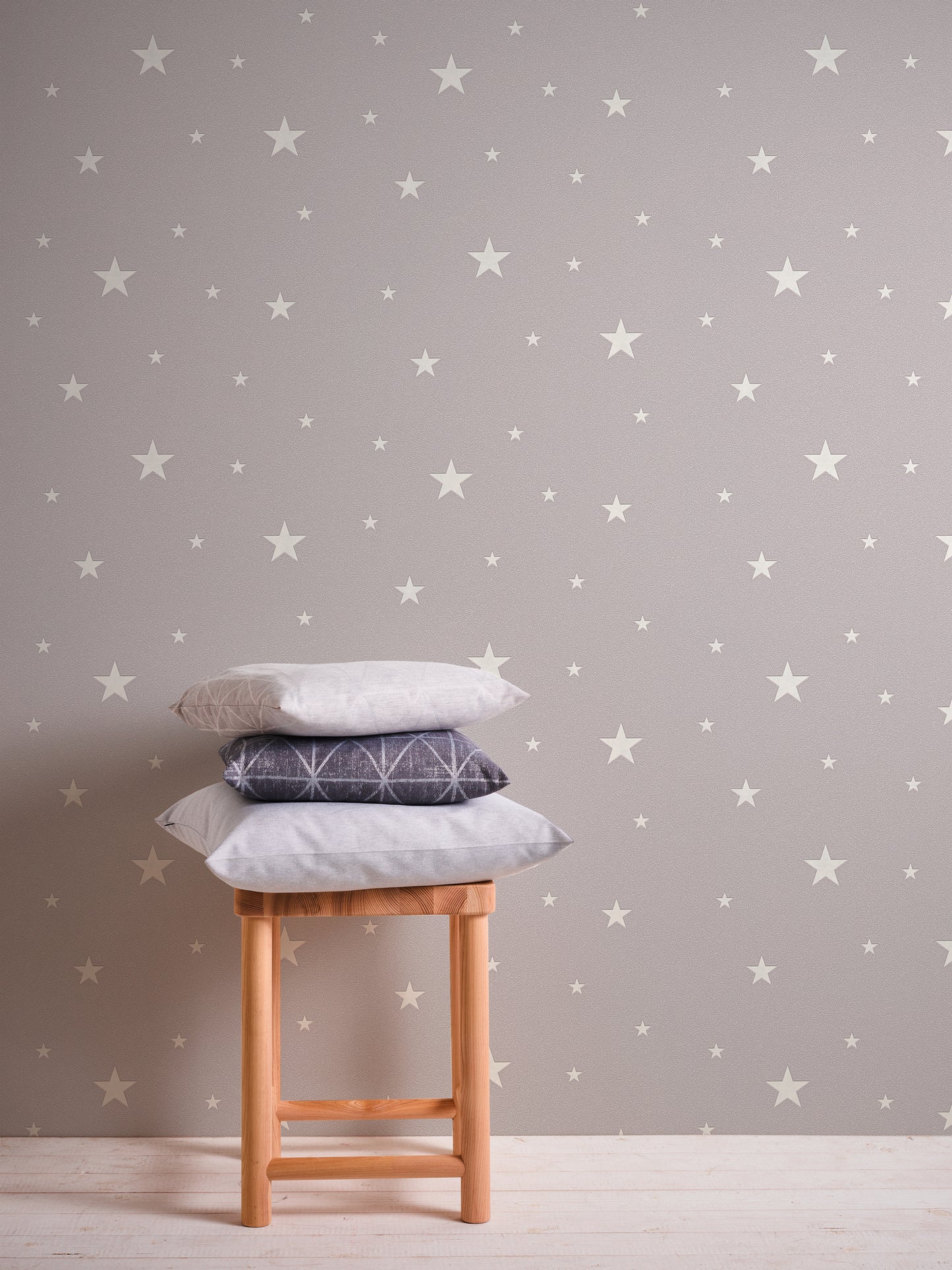 A.S. Création Kinderzimmertapete Braun Papier 324402 Wandtapete mit Sternen