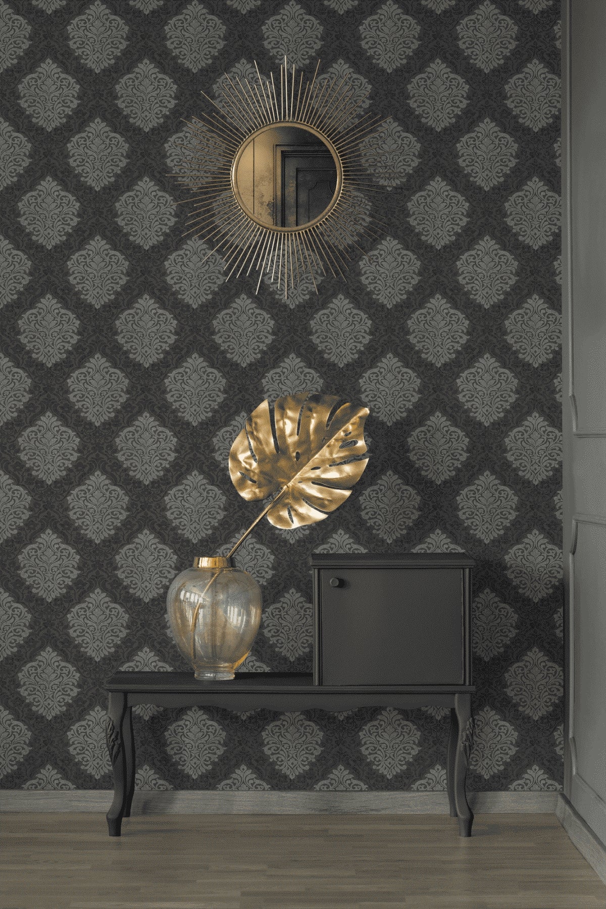 A.S. Création Barocktapete Barock Silber 324804 Tapete Alpha Wandtapete Design