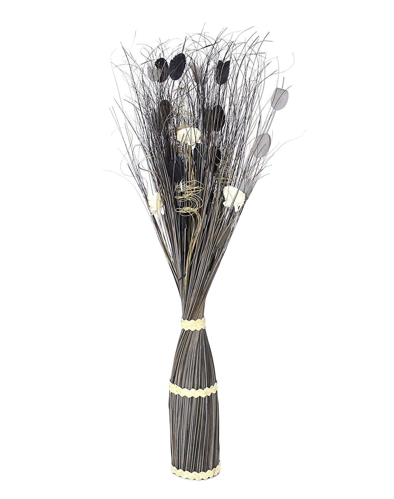 Dekobündel Naturdeko 100cm Trockenblumen Strohblumen Kunst Blumen Blüten Gräser