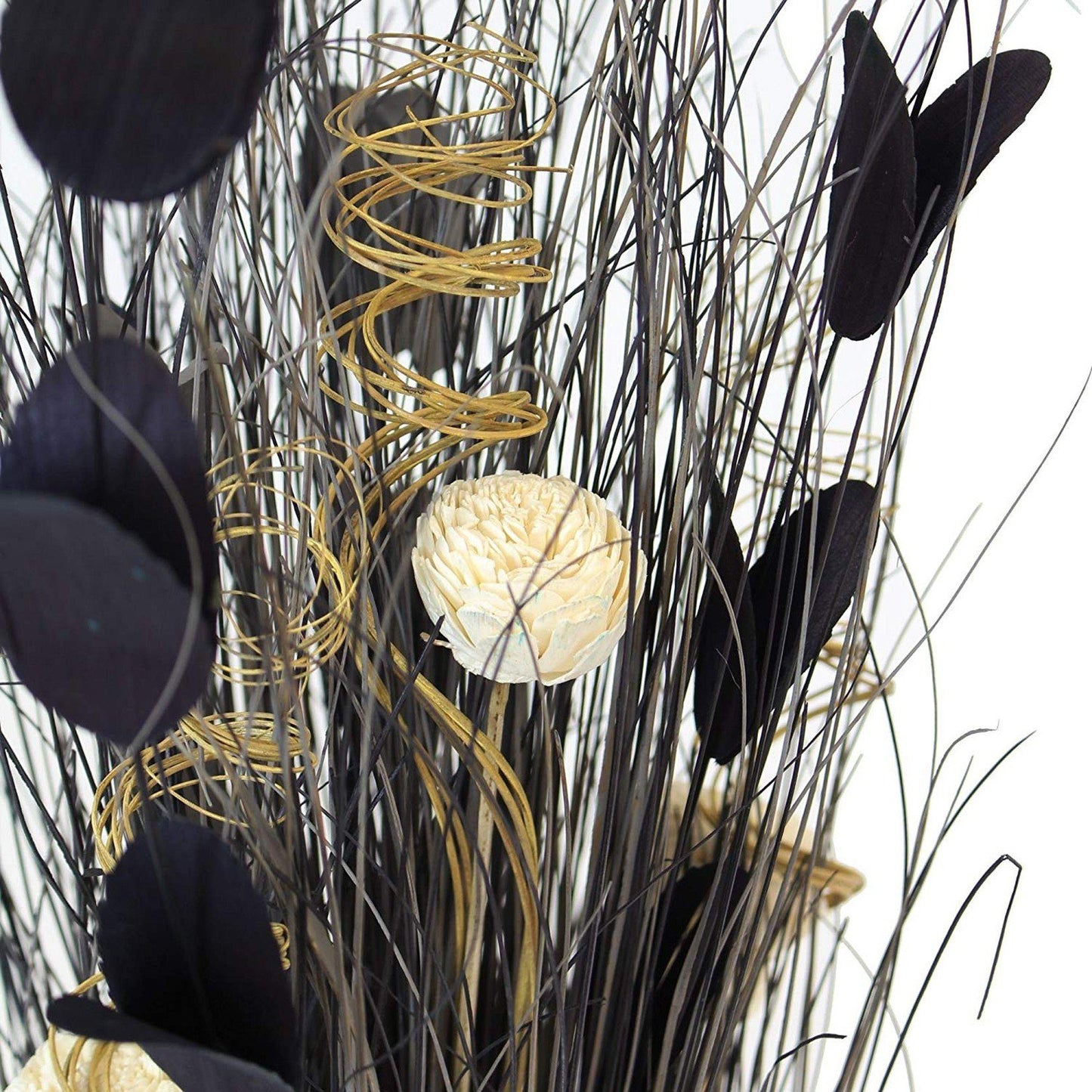 Dekobündel Naturdeko 100cm Trockenblumen Strohblumen Kunst Blumen Blüten Gräser
