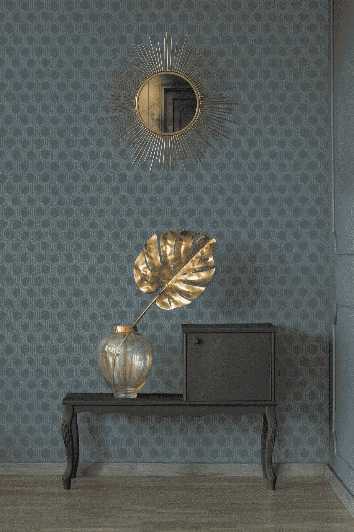A.S. Création Geometrische Tapete Silber 333274 Tapete Alpha Wandtapete Design