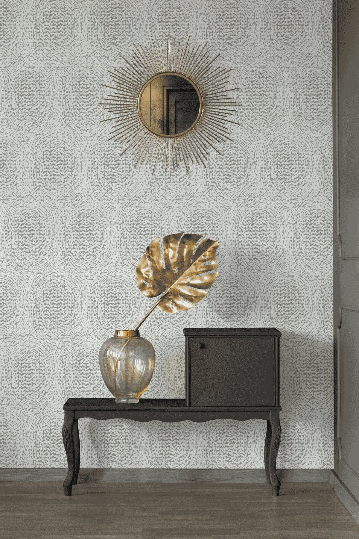 A.S. Création Geometrische Tapete Silber 333732 Tapete Alpha Wandtapete Design