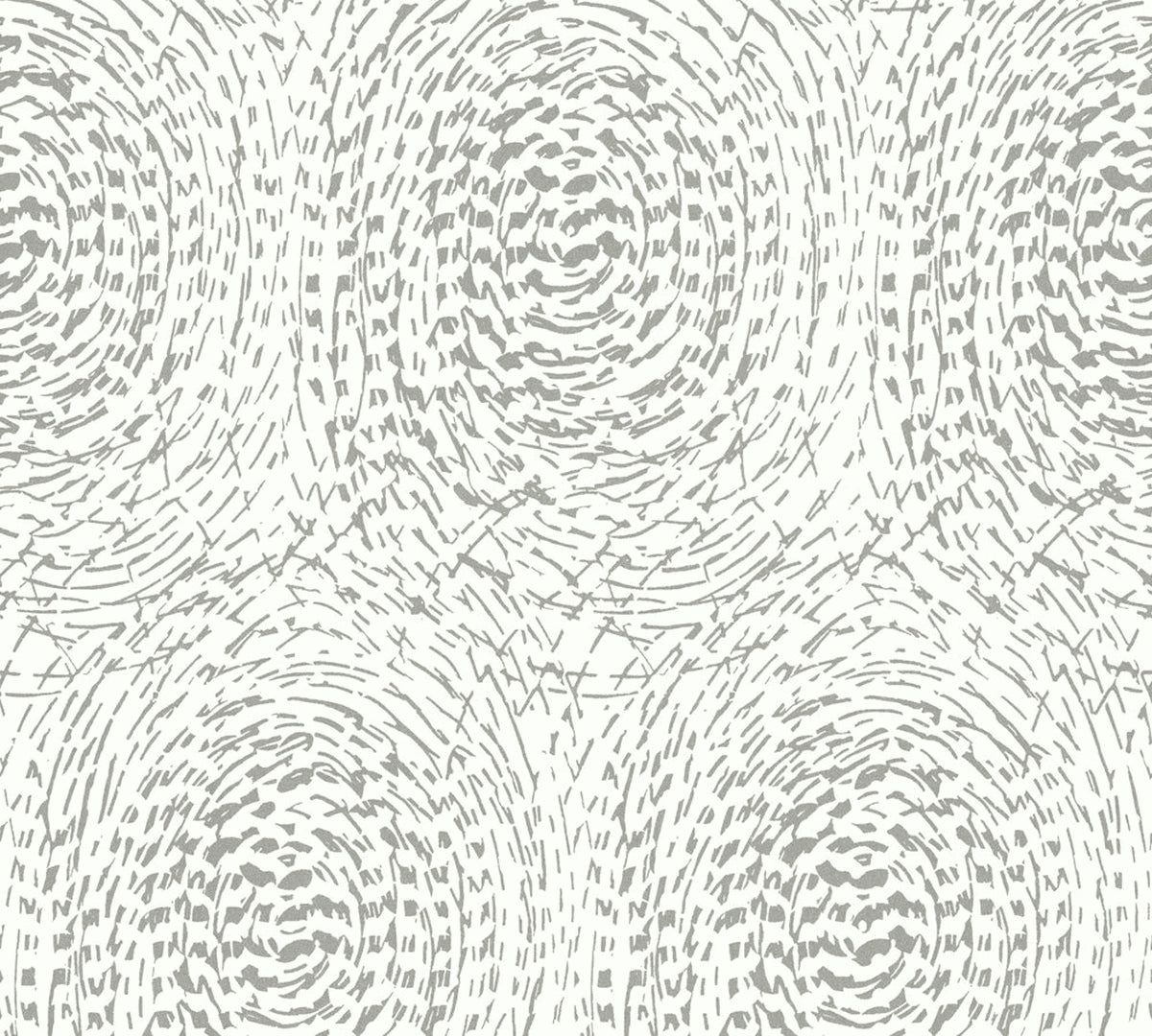 A.S. Création Geometrische Tapete Silber 333732 Tapete Alpha Wandtapete Design