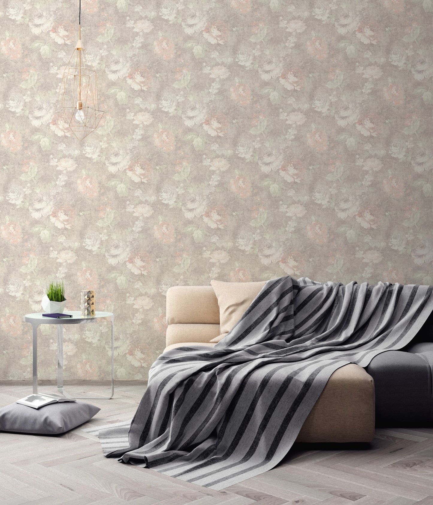 A.S. Création Blumen Braun 336042 Wandtapete Tapete Styleguide Natürlich 2021