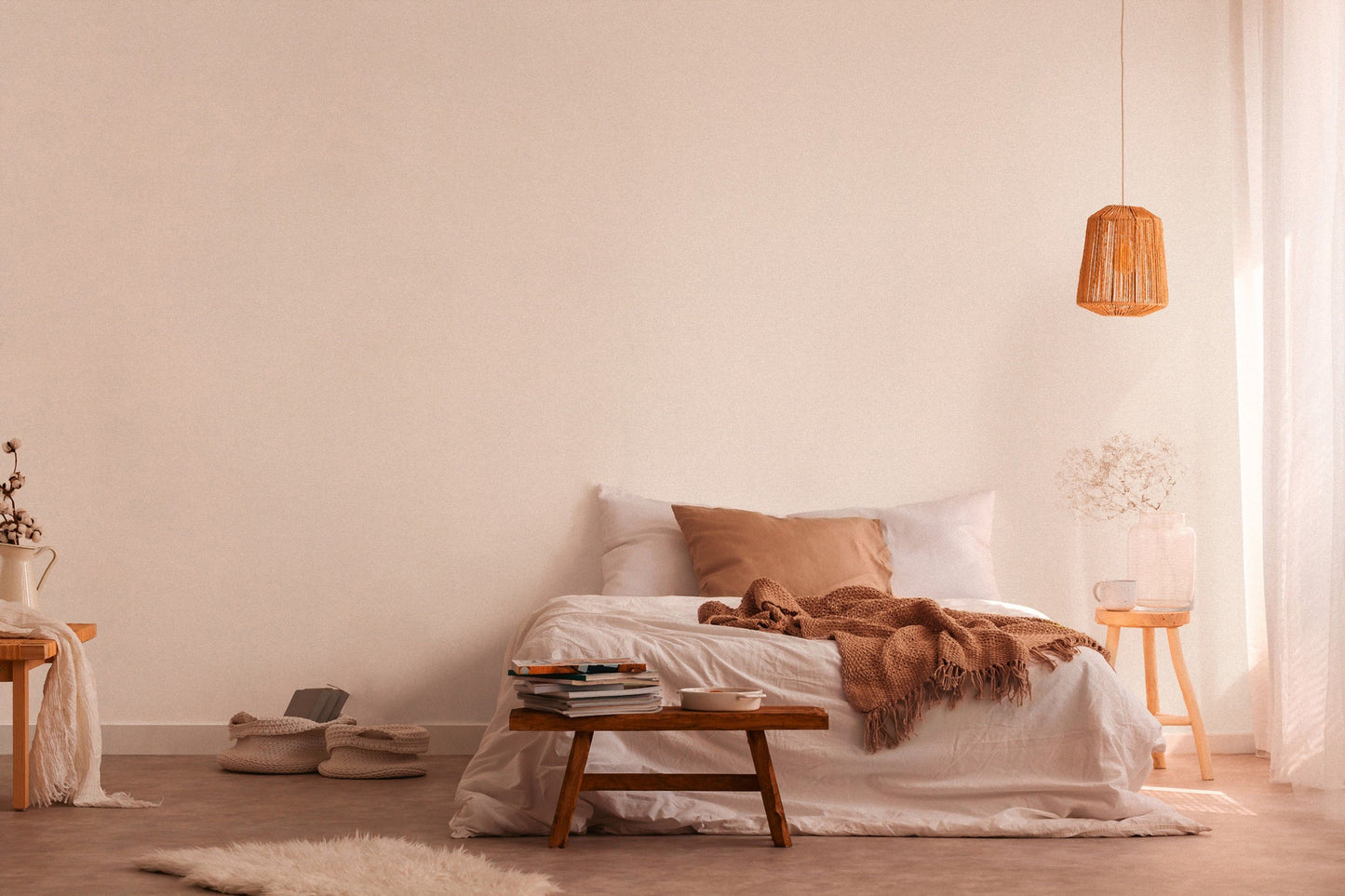 A.S. Création Uni weiss 336098 Wandtapete Vlies Vlies Rolle Tapete Desert Lodge