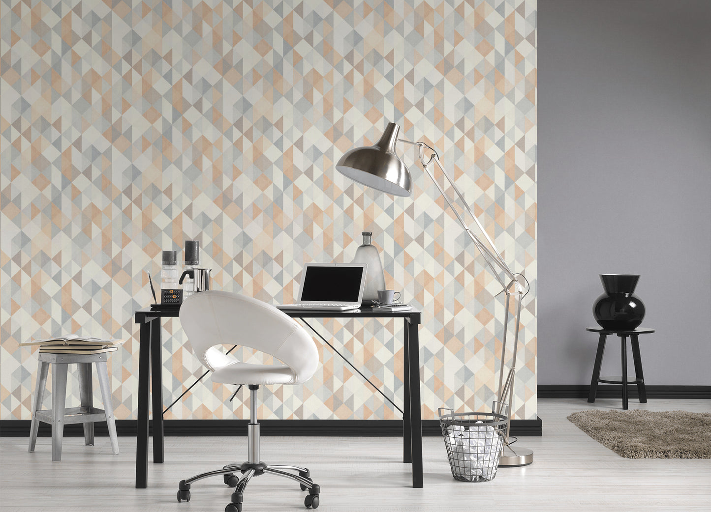 A.S. Création Unitapete Grau Vliestapete 336569 Wandtapete