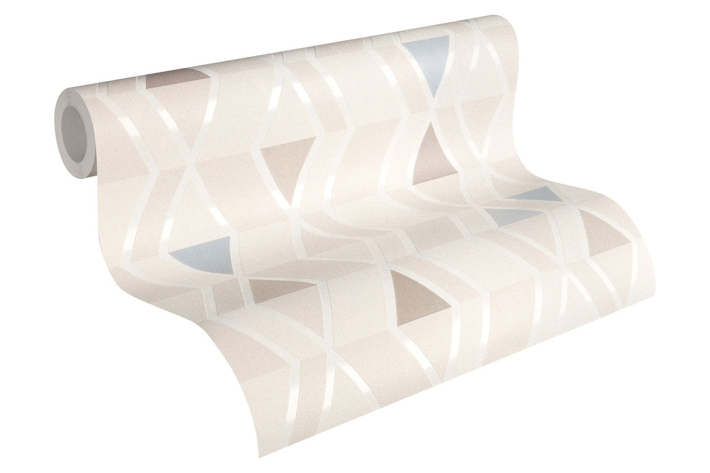 A.S. Création geometrisch Tapete Blau 343025 Wandtapete Vlies Vinyl Rolle Tapete