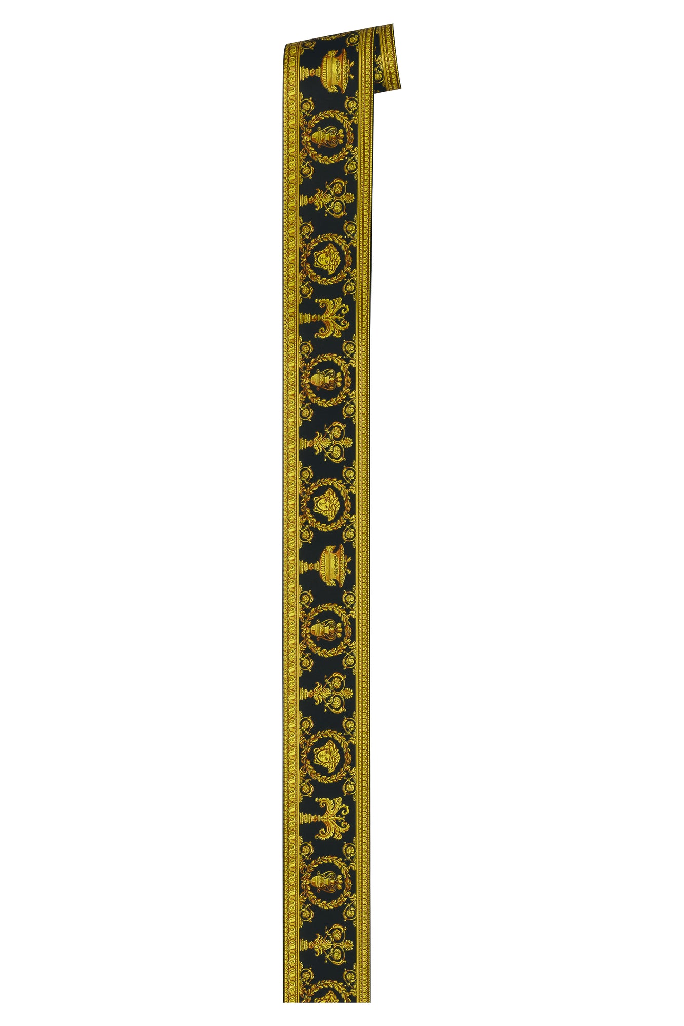 Versace Home Barock Bordüre 343051 Gold Schwarz Borte Luxus Design Tapete