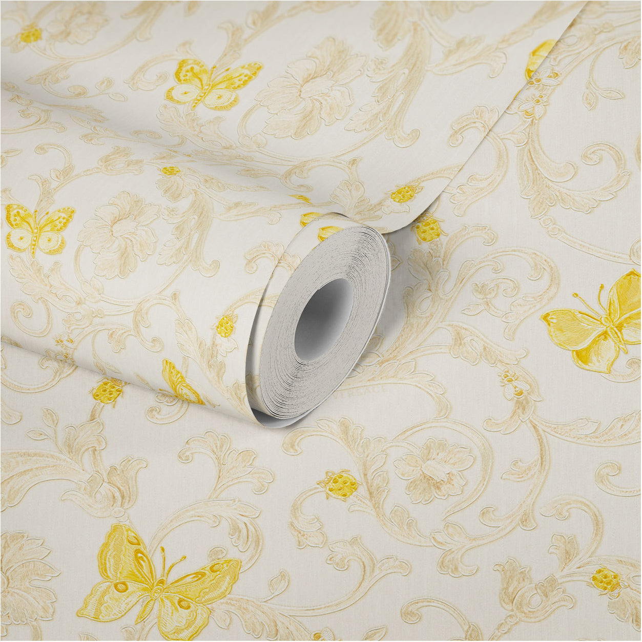 Versace Home Barocktapete Silber 343251 Luxus Vlies Designertapete Tapete Design