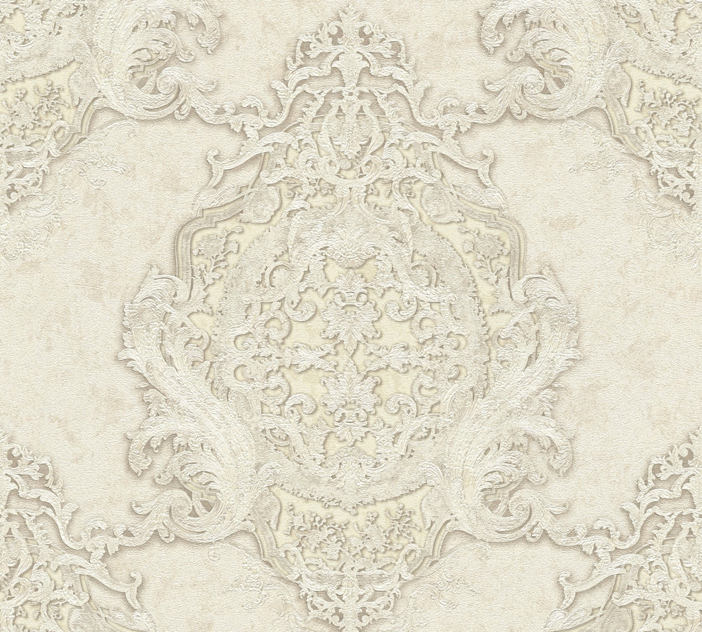 A.S. Création Barocktapete Silber 343723 Wandtapete Vlies Vinyl Rolle Tapete
