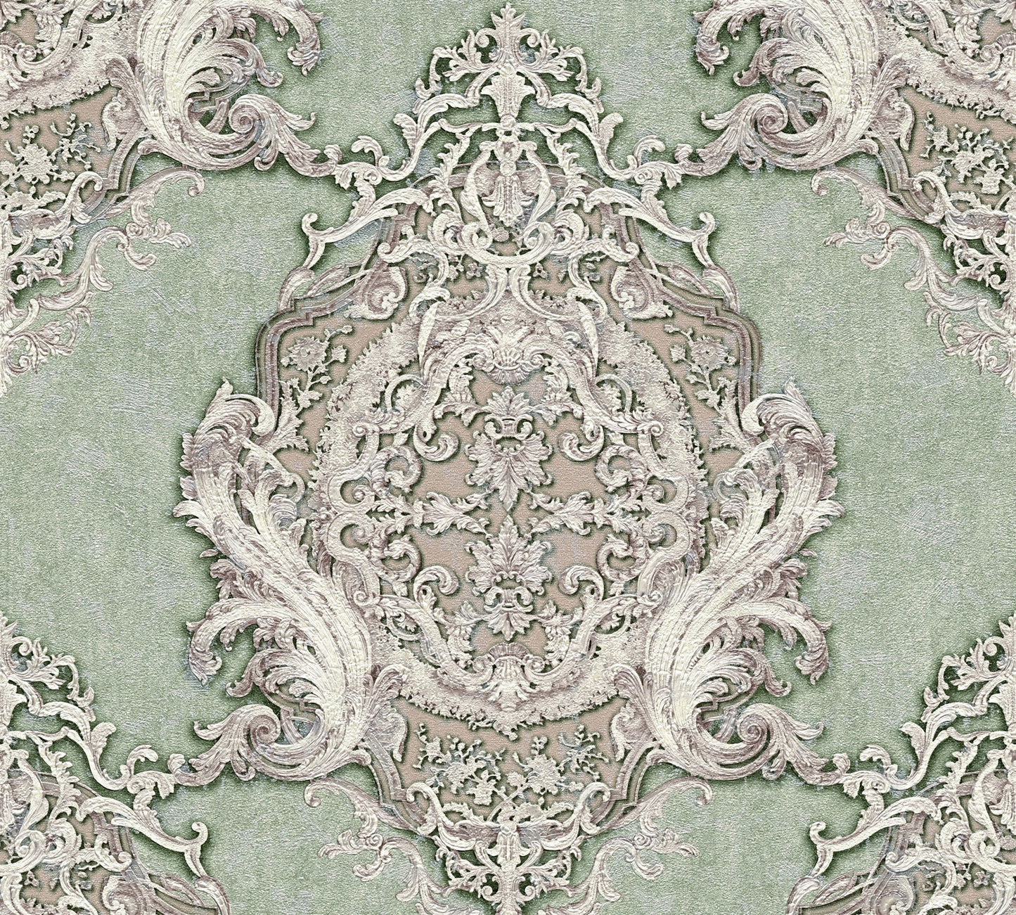 A.S. Création Barocktapete Silber 343725 Wandtapete Vlies Vinyl Rolle Tapete