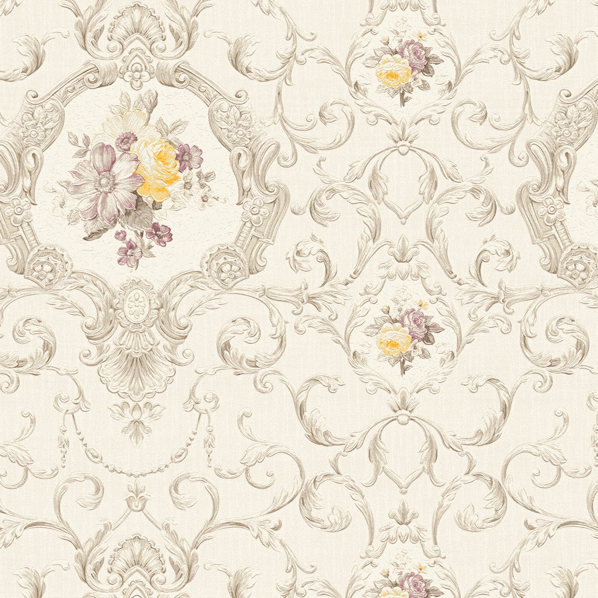 A.S. Création Barocktapete Barock Beige 343912 Tapete Château 5 Wandtapete