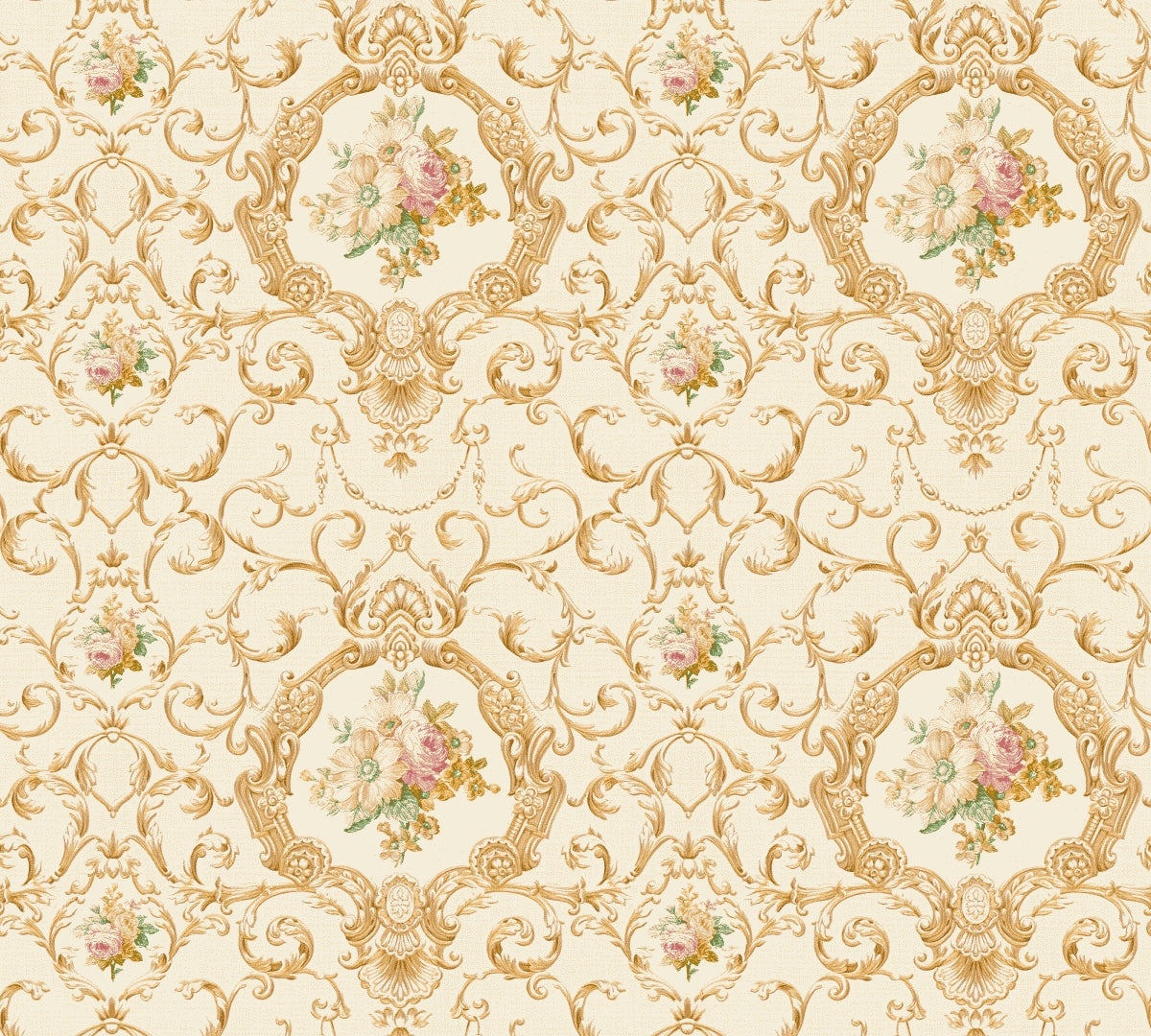 A.S. Création Barocktapete Barock Gold 343915 Tapete Château 5 Wandtapete Design