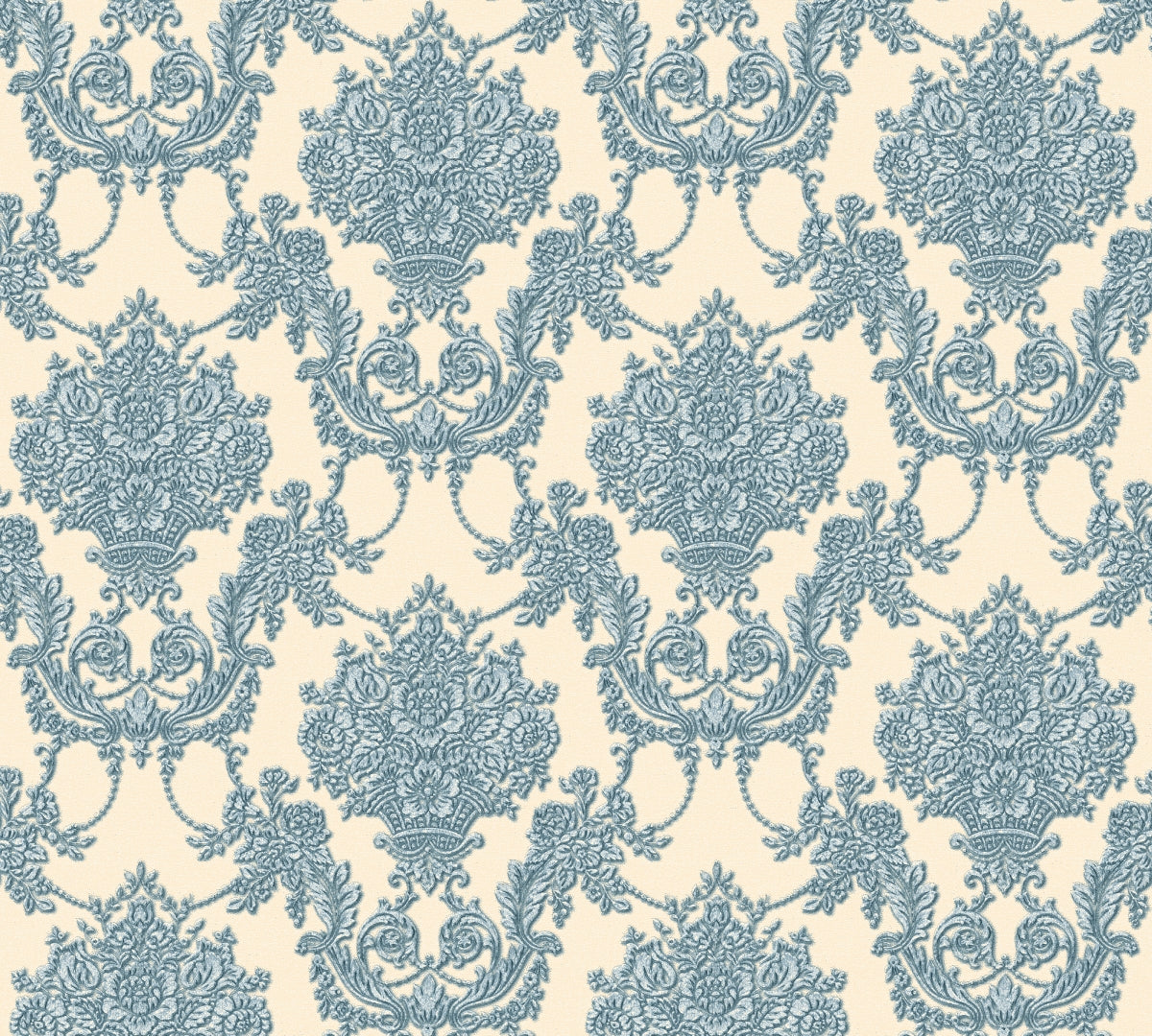 A.S. Création Barocktapete Barock Blau 344926 Tapete Château 5 Wandtapete Design