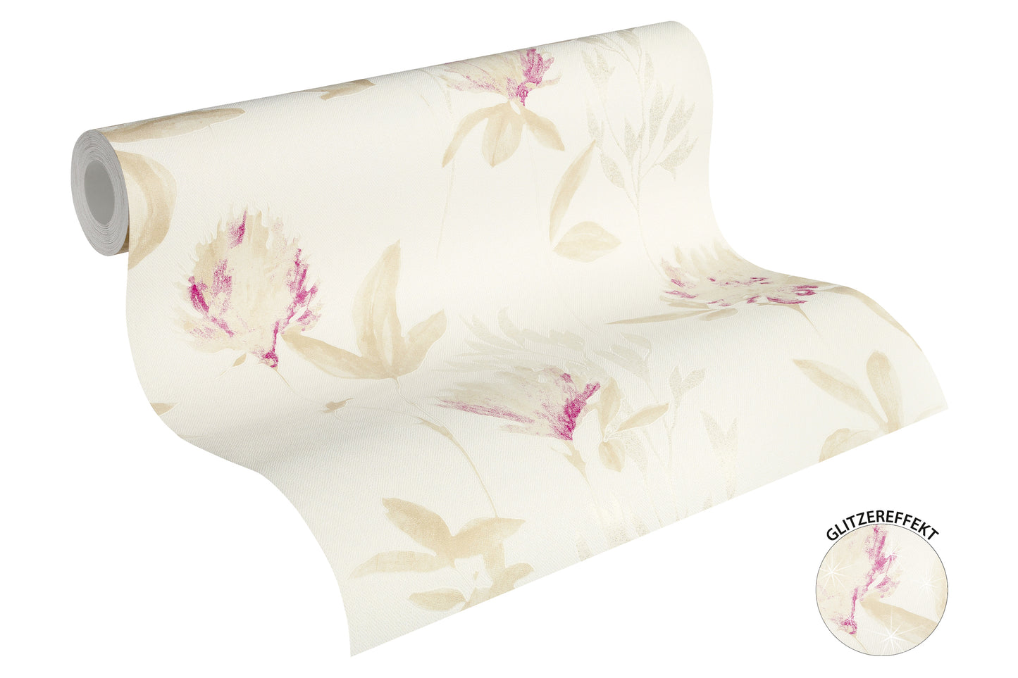 A.S. Création Blumentapete Beige Vliestapete 344983 Wandtapete