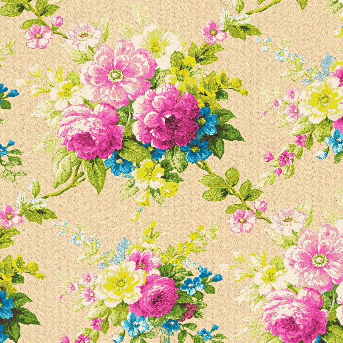 A.S. Création Blumentapete Blumen floral Tapete Bunt 345081 Château 5 Wand