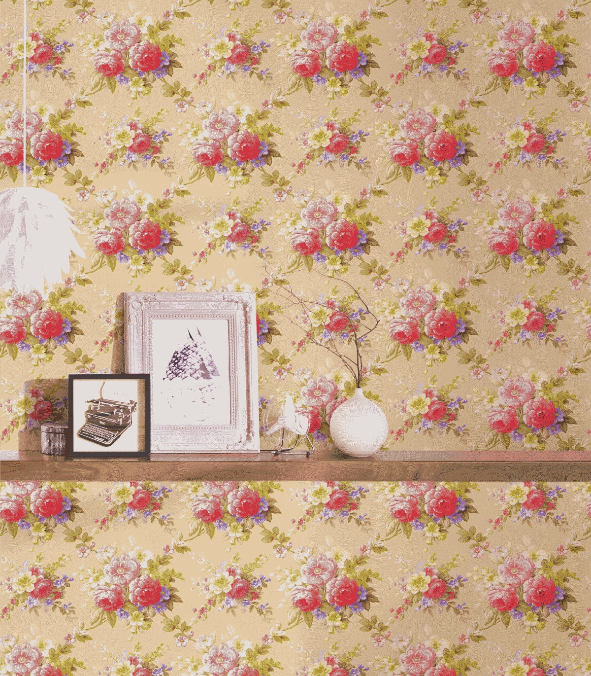 A.S. Création Blumentapete Blumen floral Tapete Bunt 345082 Château 5 Wand