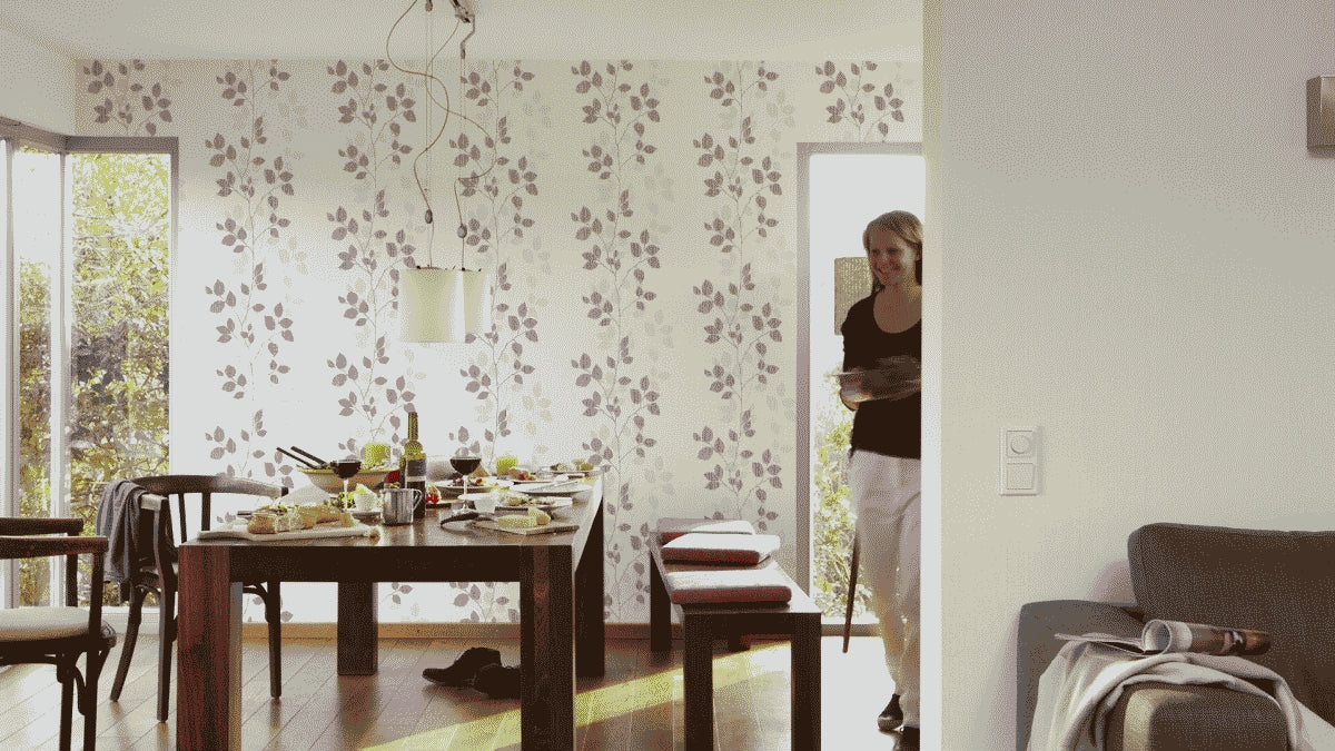 A.S. Création Unitapete Uni Weiß 347621 Tapete Happy Spring Wandtapete Design