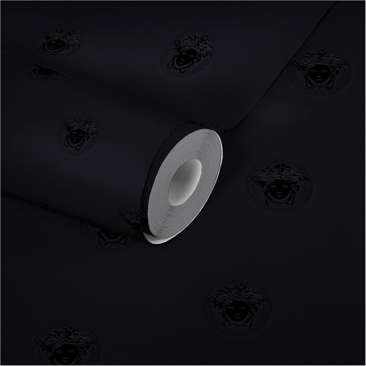 Versace Home Designtapete Schwarz 348622 Luxus Vlies Designertapete Tapete black