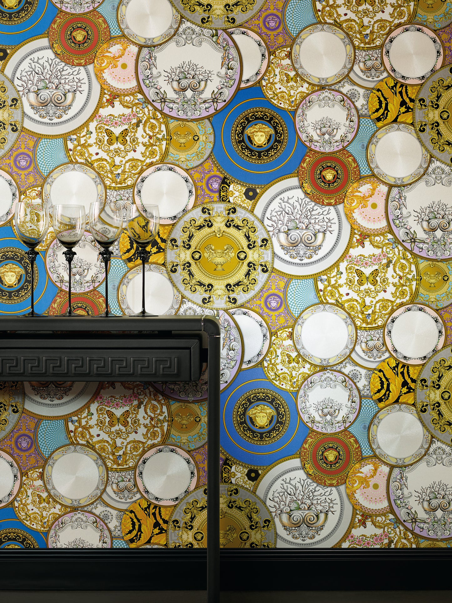 Versace Home Designtapete Gold 349011 Luxus Vlies Designertapete Tapete Design
