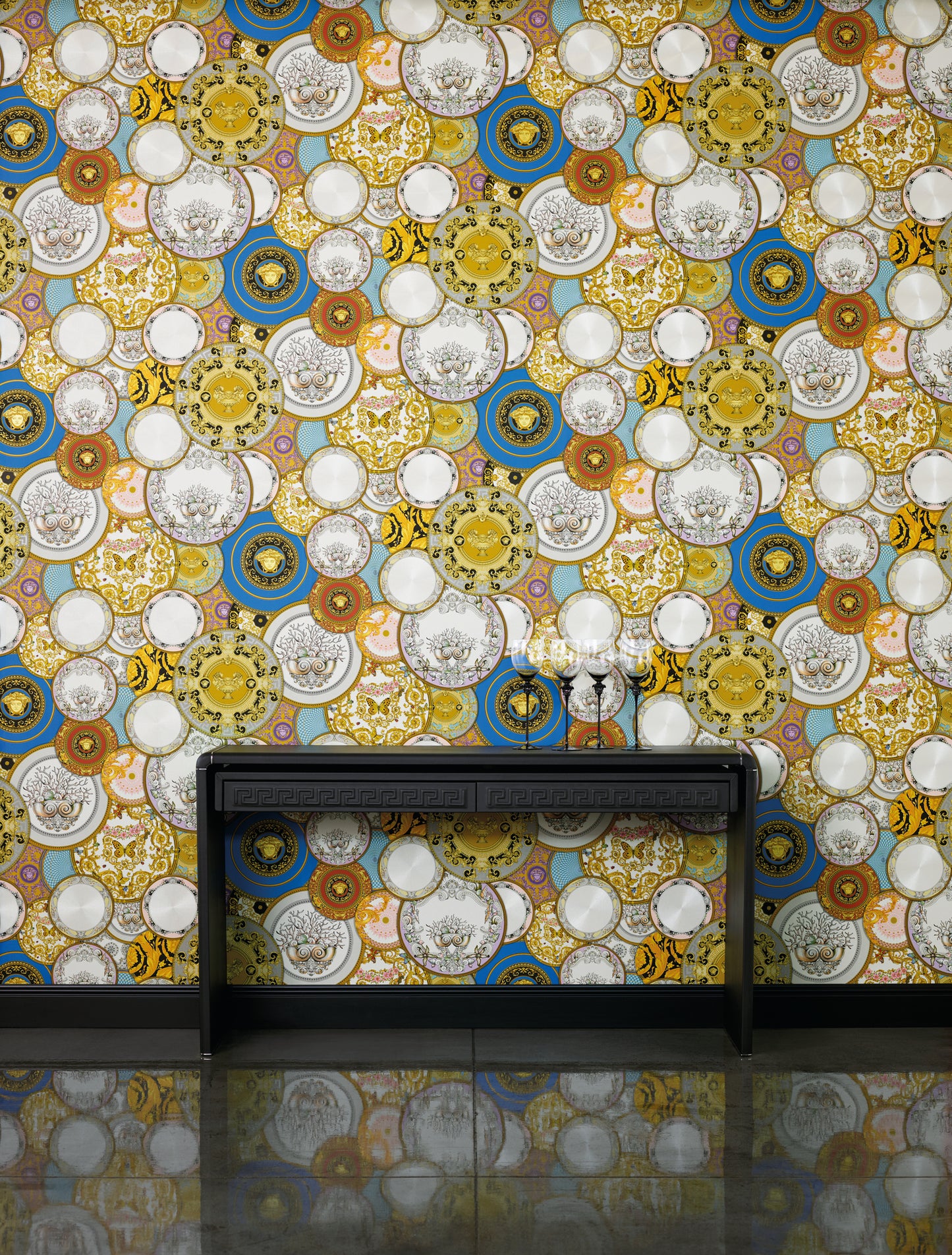 Versace Home Designtapete Gold 349011 Luxus Vlies Designertapete Tapete Design