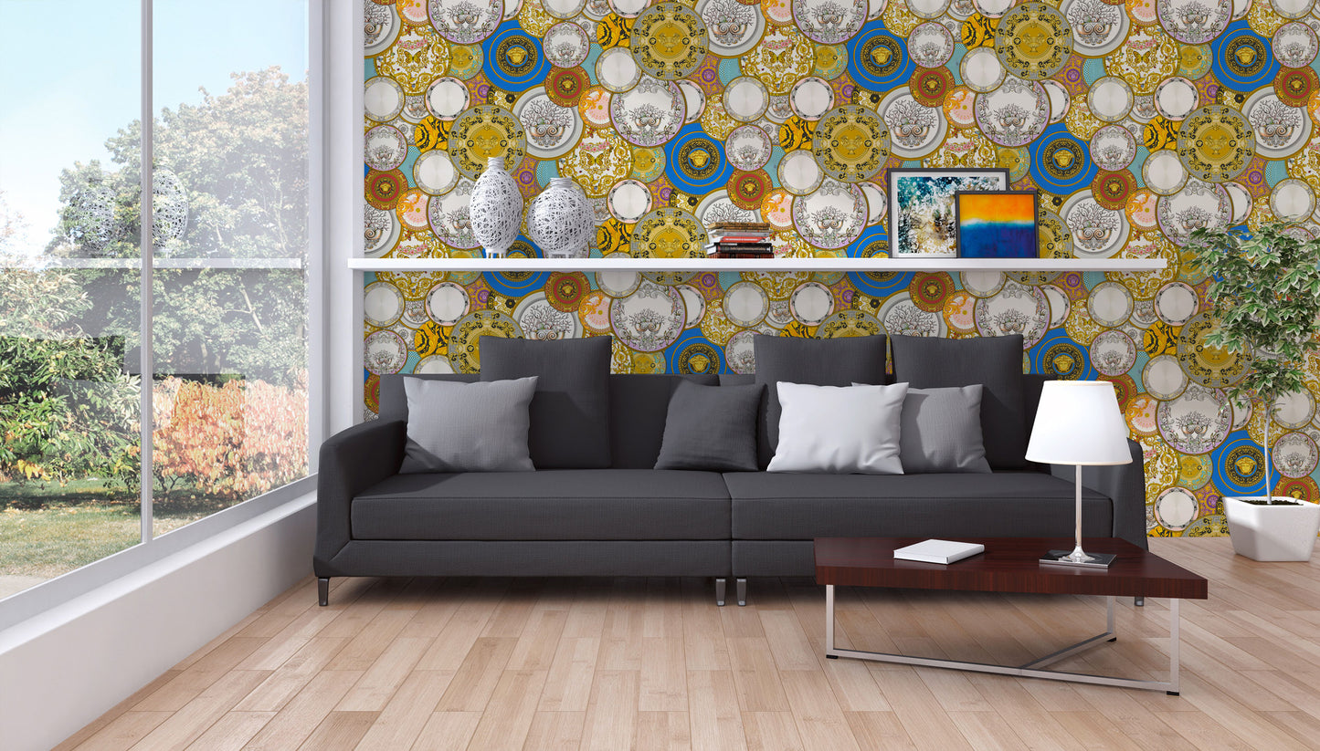 Versace Home Designtapete Gold 349011 Luxus Vlies Designertapete Tapete Design