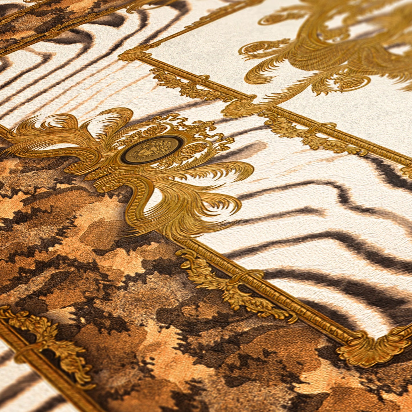 Versace Home Designtapete Gold 349043 Luxus Vlies Designertapete Tapete Design