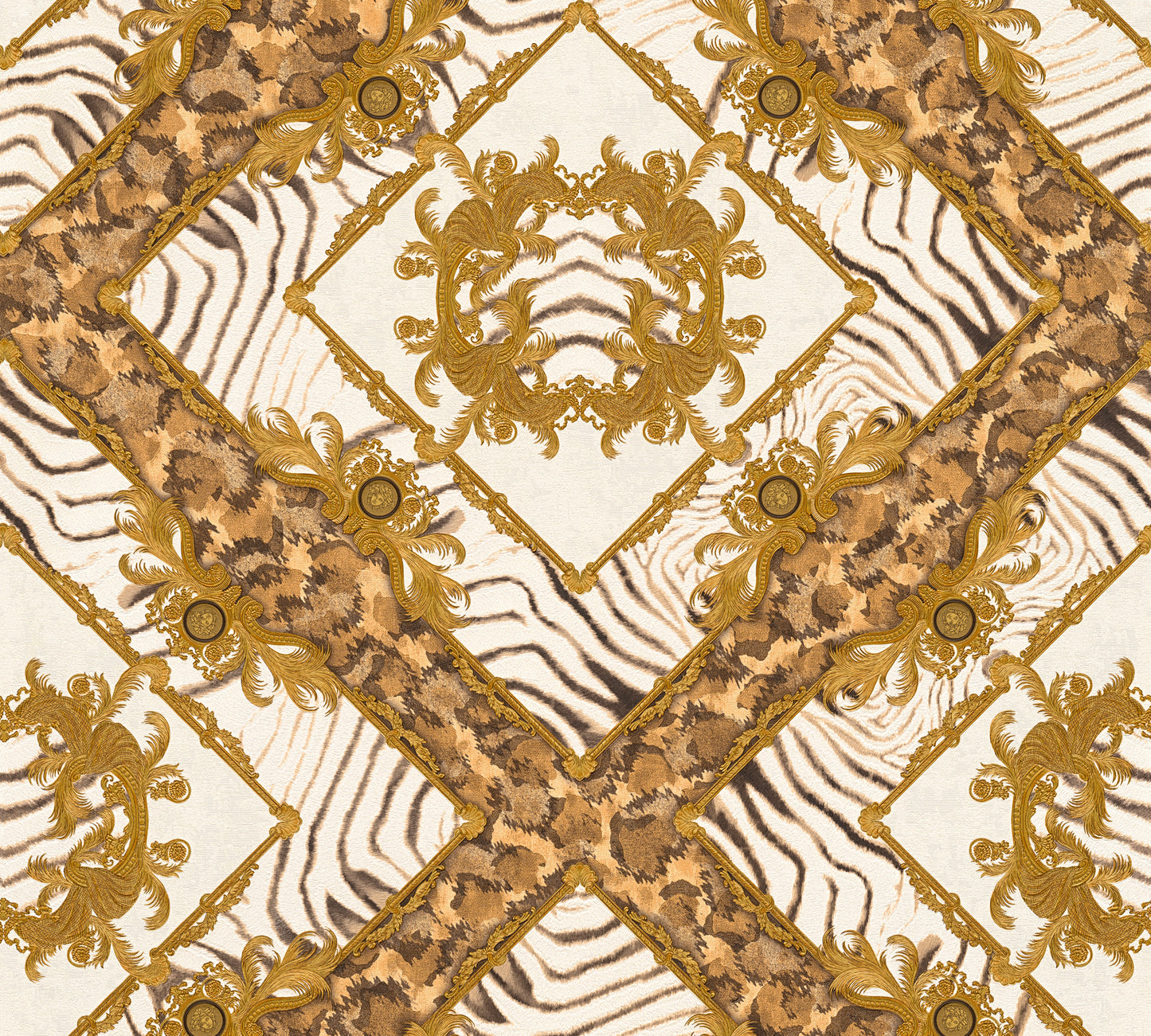 Versace Home Designtapete Gold 349043 Luxus Vlies Designertapete Tapete Design