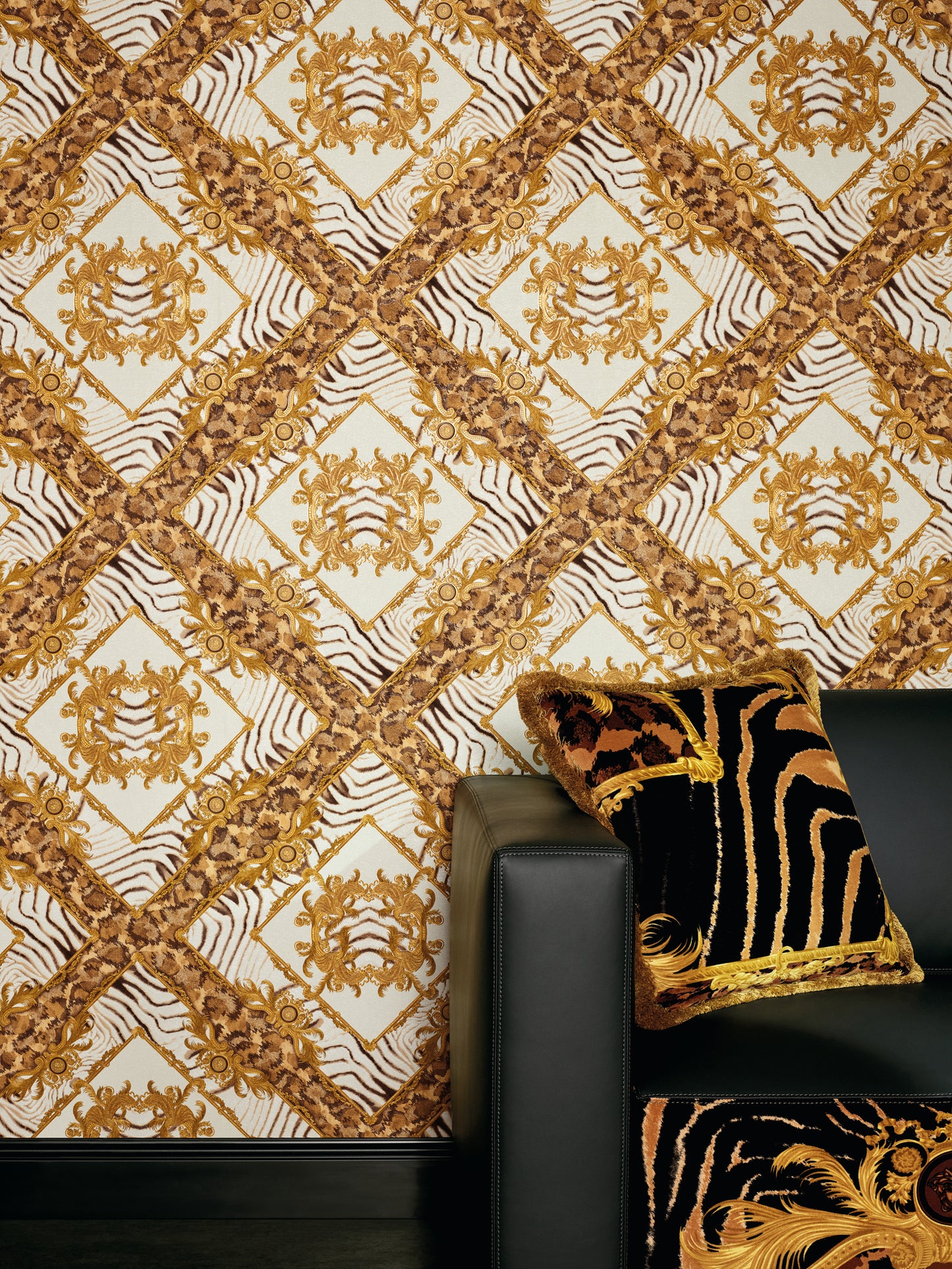 Versace Home Designtapete Gold 349043 Luxus Vlies Designertapete Tapete Design