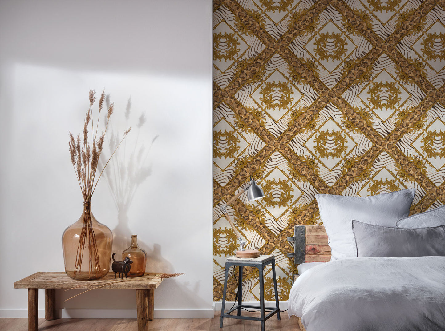 Versace Home Designtapete Gold 349043 Luxus Vlies Designertapete Tapete Design