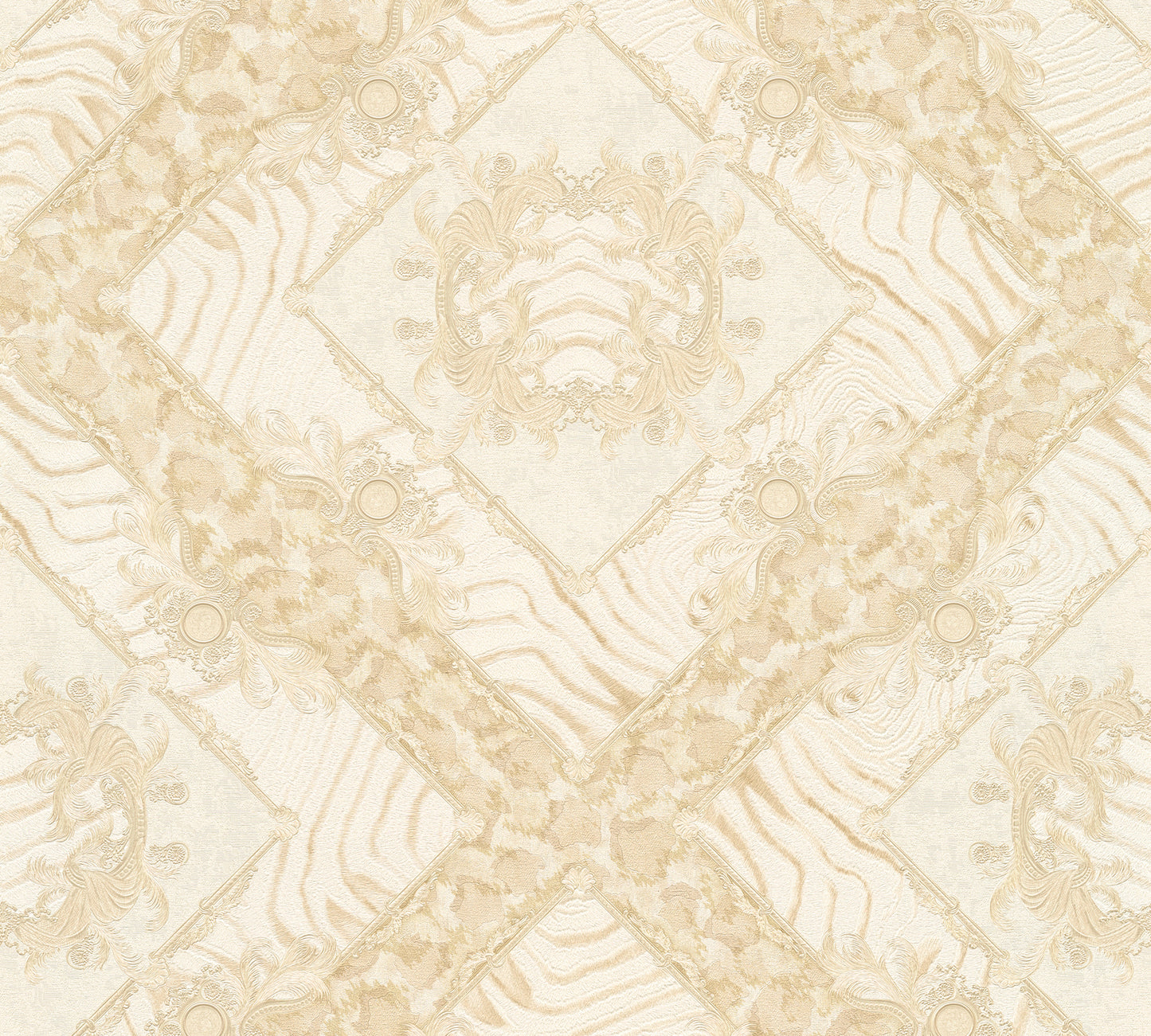 Versace Home Designtapete Beige 349044 Luxus Vlies Designertapete Tapete Design