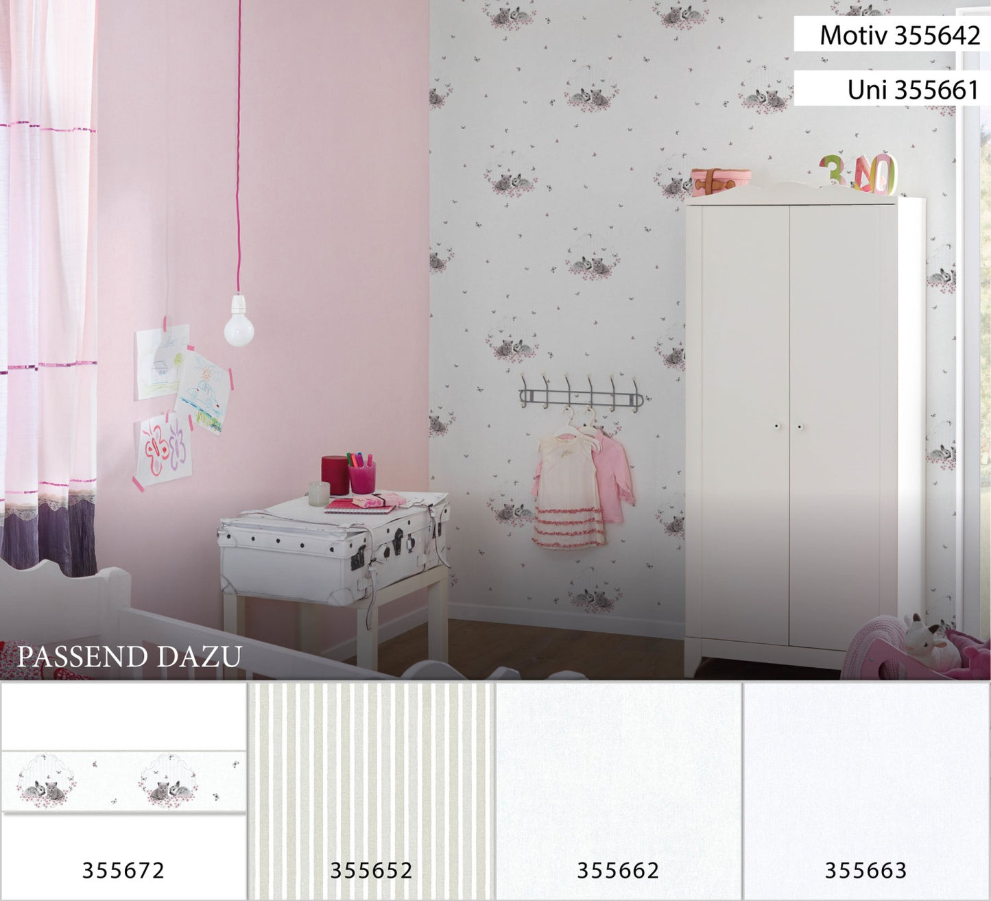 Kinderzimmertapete Grau Vliestapete 355642 Wandtapete A.S. Création Tapete