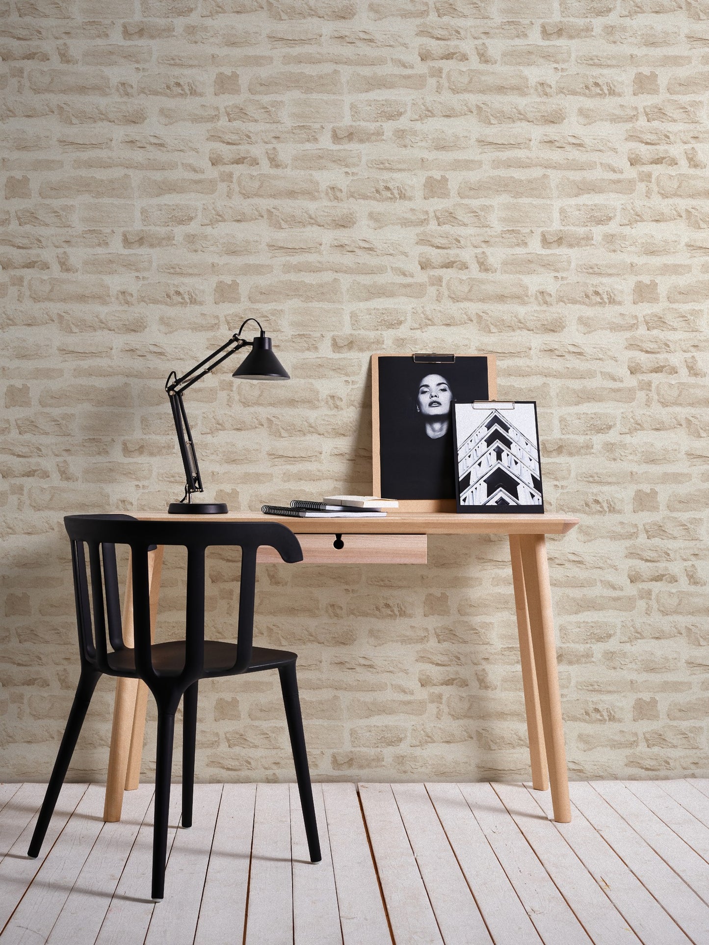 Steintapete Beige Vliestapete 355803 Wandtapete A.S. Création Tapete