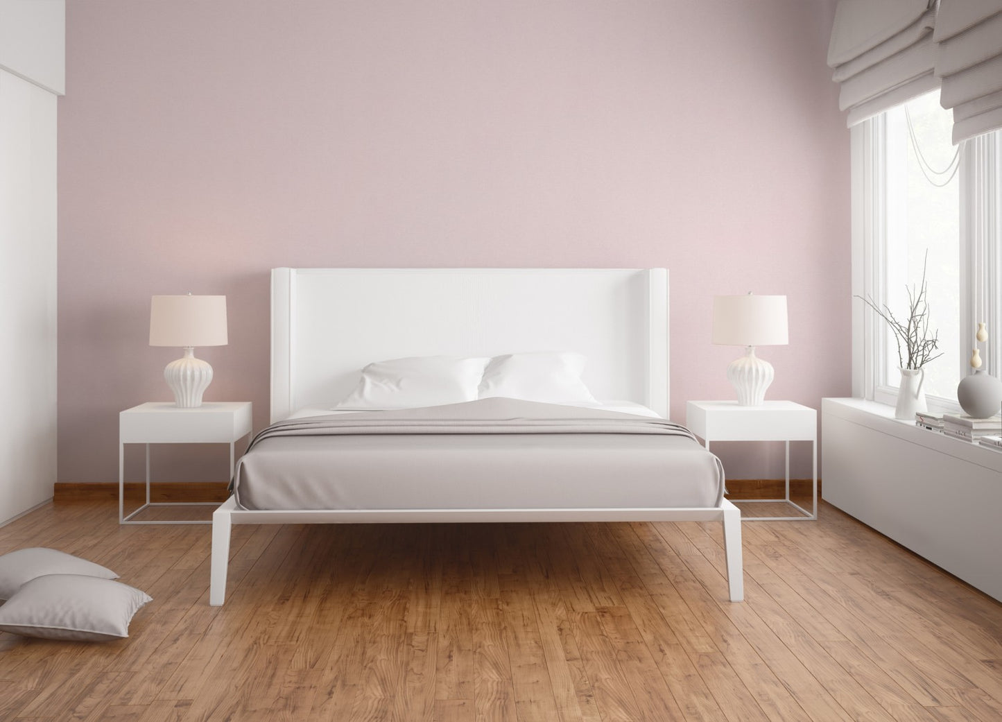 Unitapete Rosa Vliestapete 356413 Wandtapete einfarbig A.S. Création Tapete