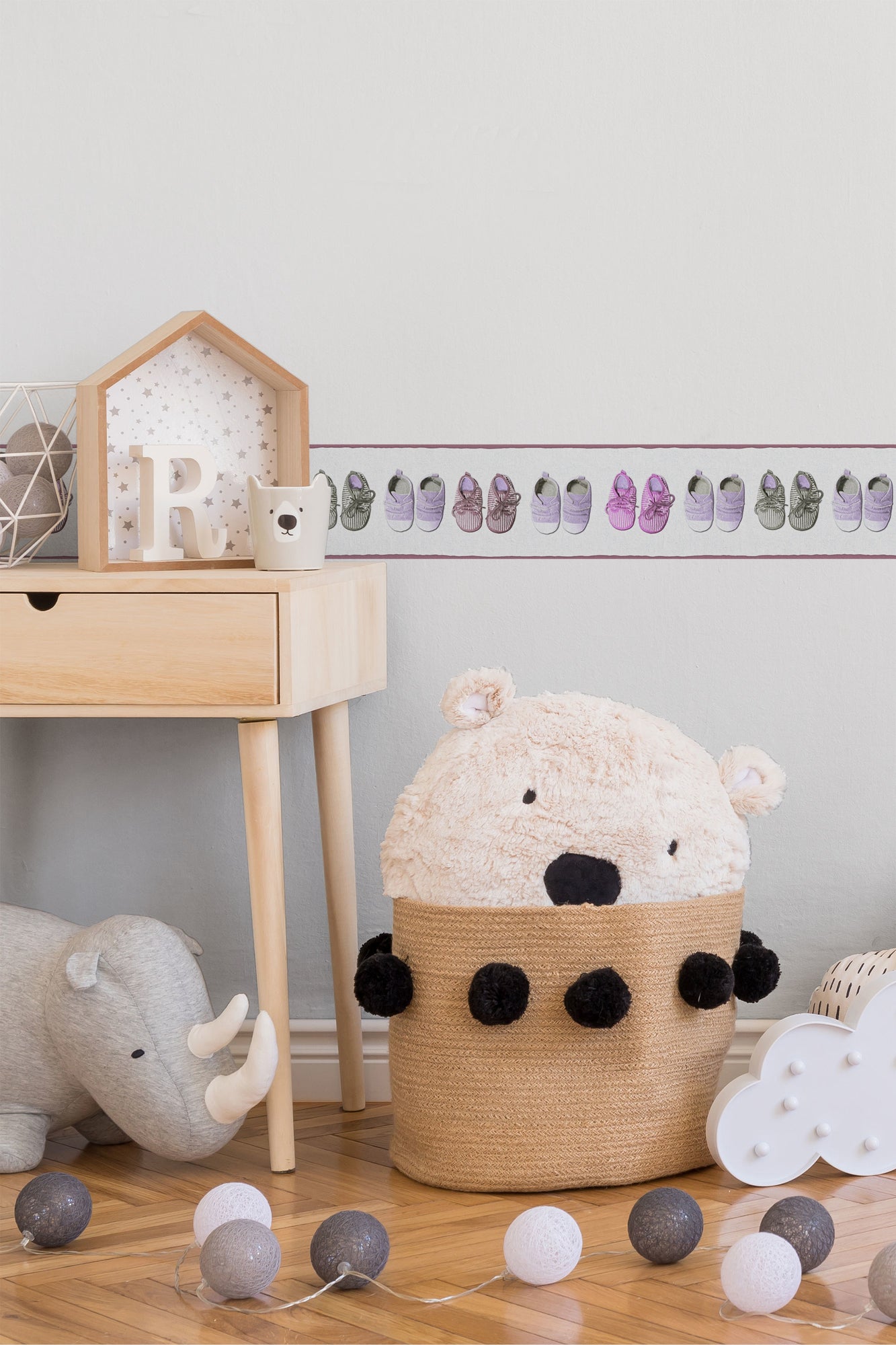 Bordüre Kinderzimmer Tapete Rosa Vlies Borte 358641 Wandtapete A.S. Création