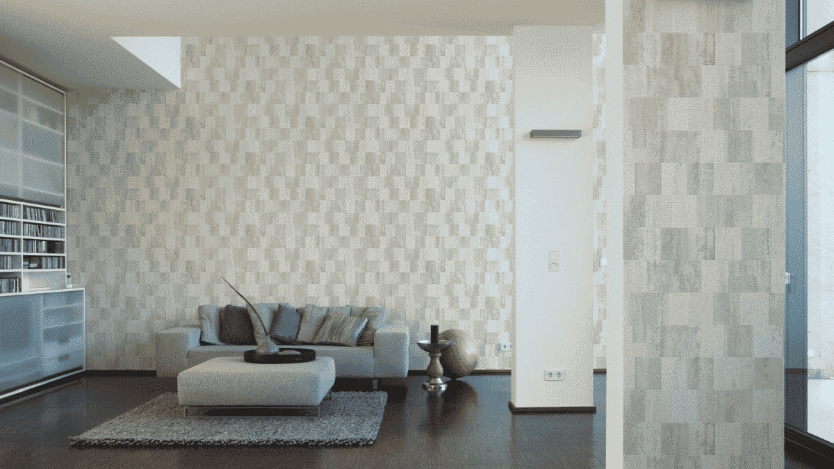 A.S. Création Ausgefallene Tapete Creme 360022 Tapete Titanium 2 Wandtapete