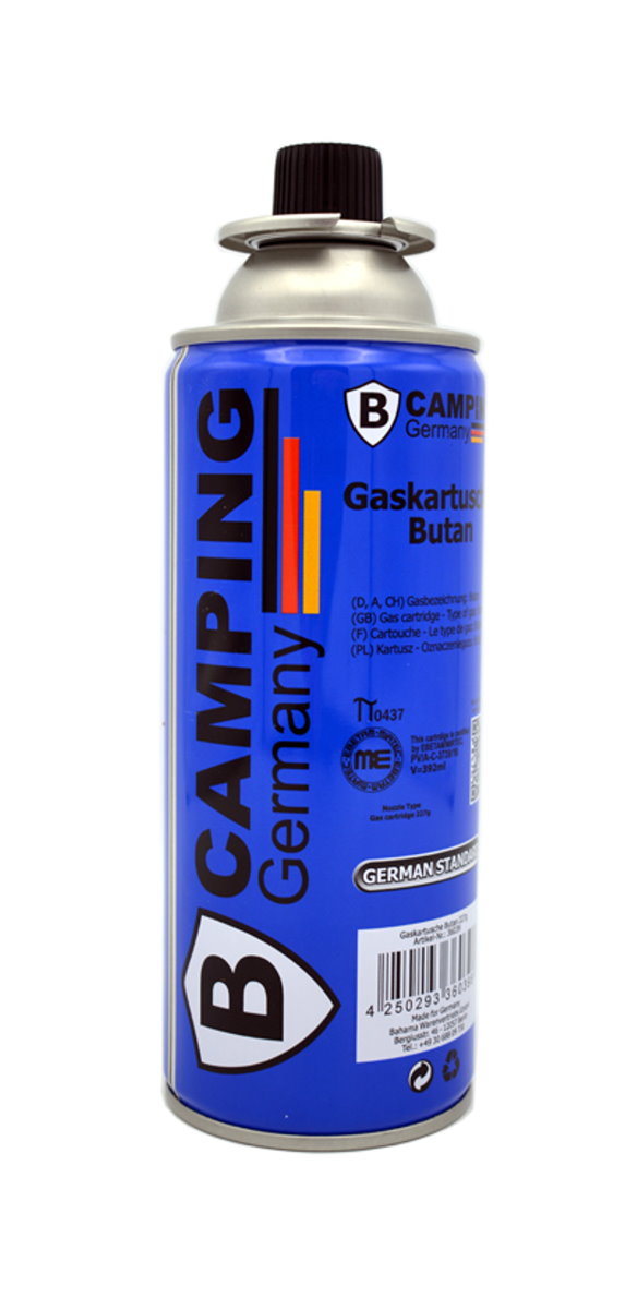 4x Butan Gas Kartusche Gaskartuschen Bunsenbrenner Campingkocher Gaskocher 227g