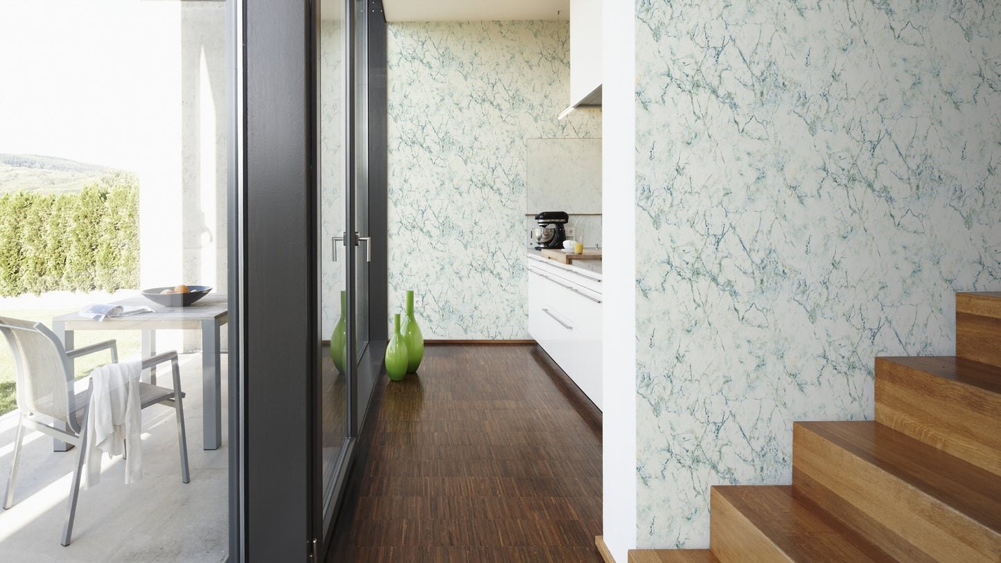 A.S. Création Marmortapete Weiß Vliestapete 361571 Wandtapete