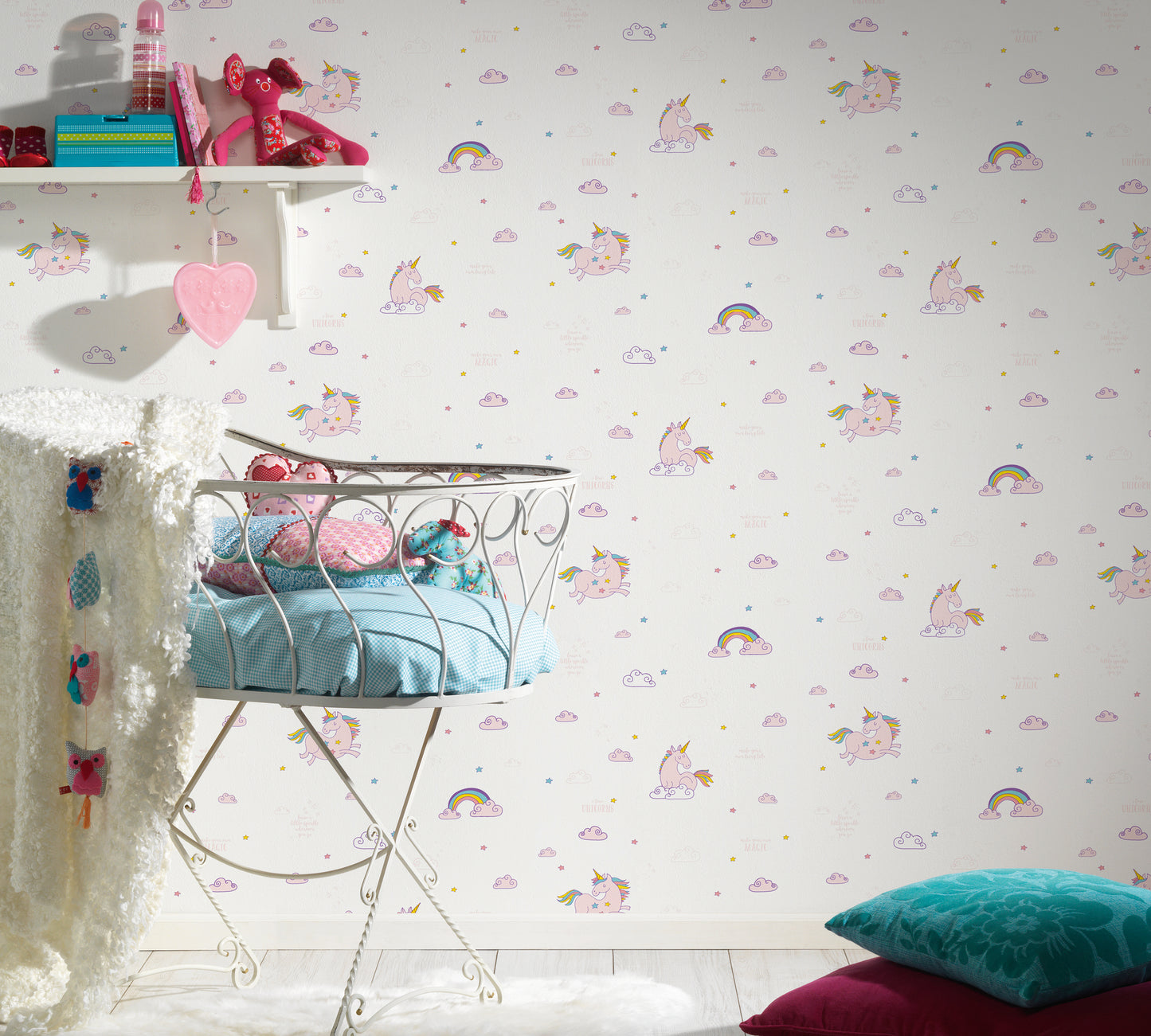 A.S. Création Kinderzimmertapete Rosa Papiertapete 361581 Wandtapete