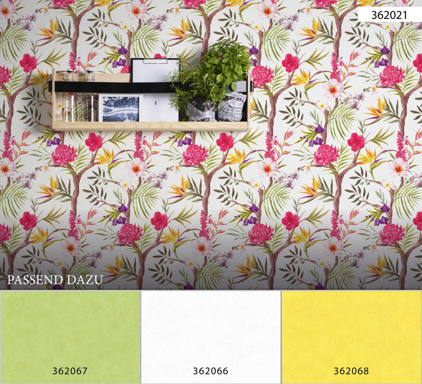 Blumentapete Bunt Vliestapete 362021 Wandtapete A.S. Création Tapete