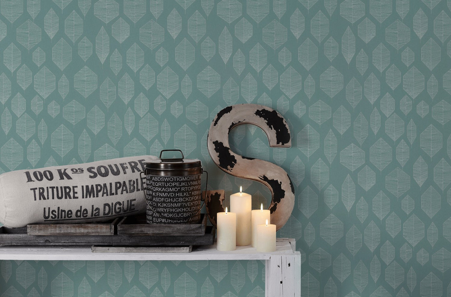 Geometrische Tapete Grün Vliestapete 362094 Wandtapete A.S. Création Tapete