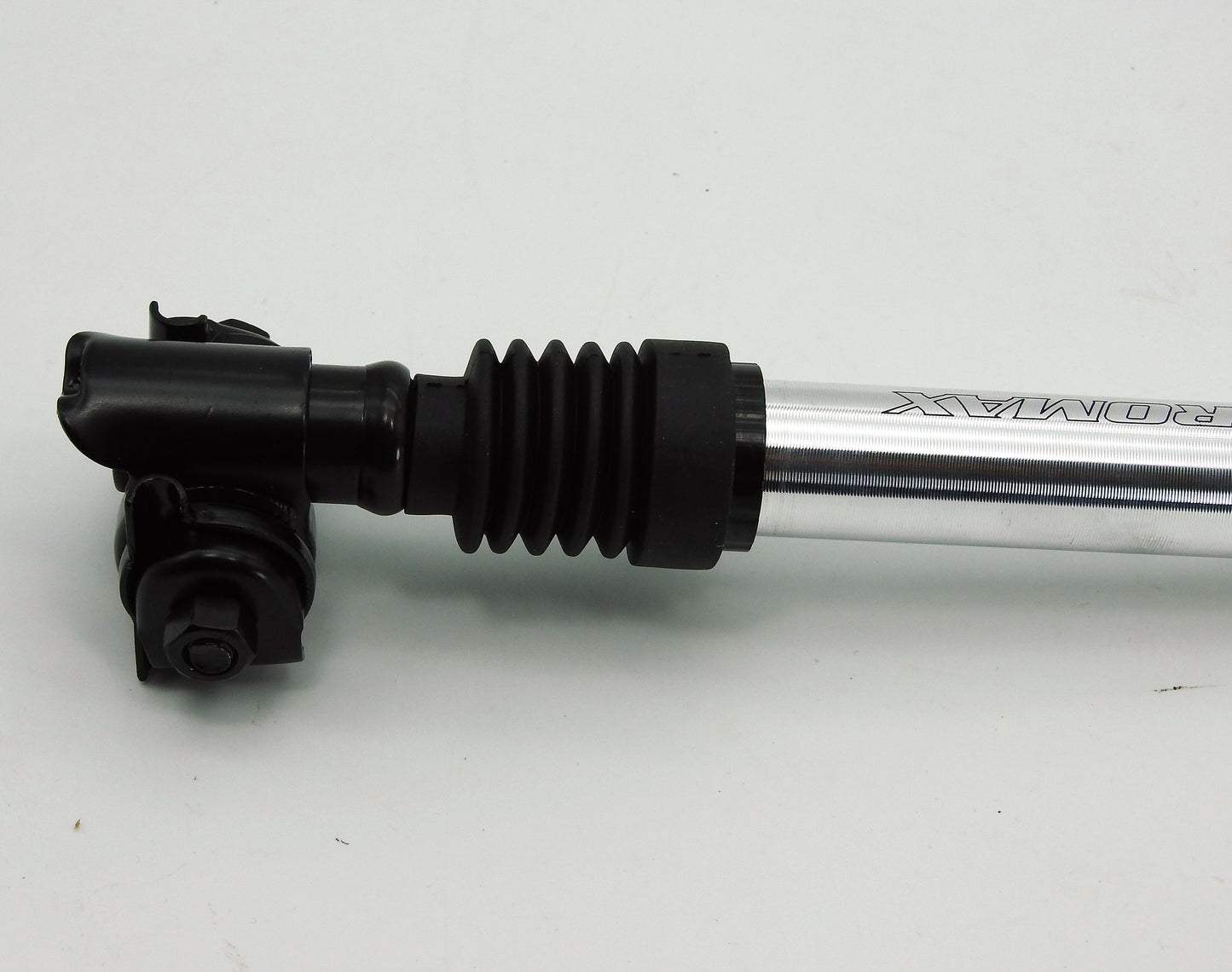 Promax Fahrrad gefederte Sattelstütze mit Kloben Alu Silber Ø25,4-28mm