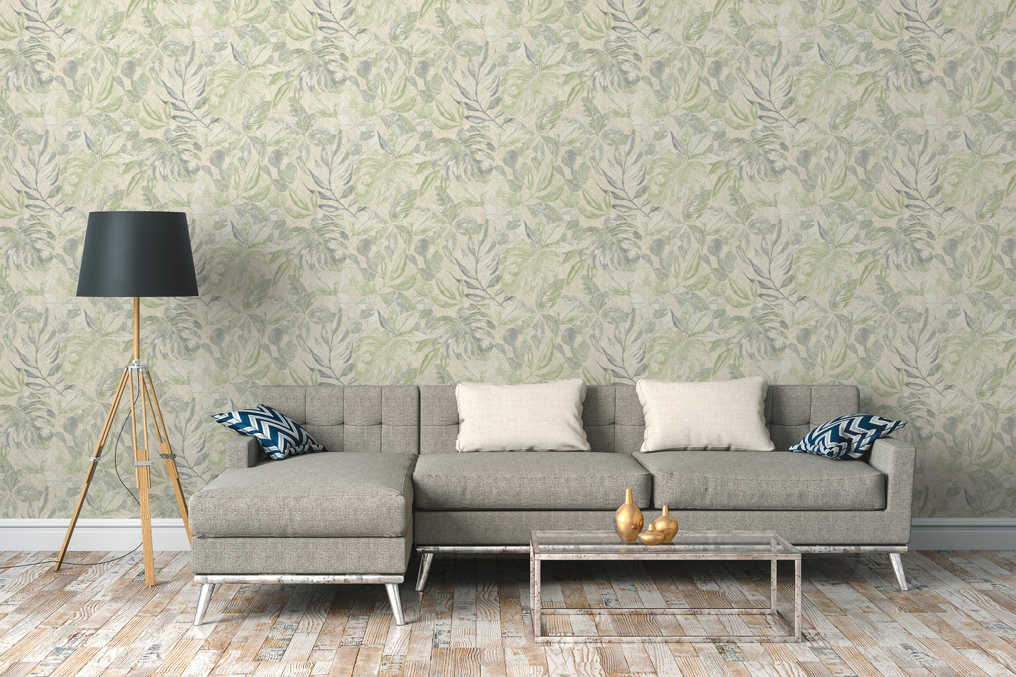 A.S. Création Blumentapete Grün Papiertapete 363245 Wandtapete Tapete