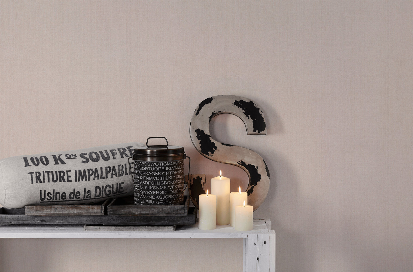 A.S. Création Unitapete Beige Vliestapete 363786 Wandtapete