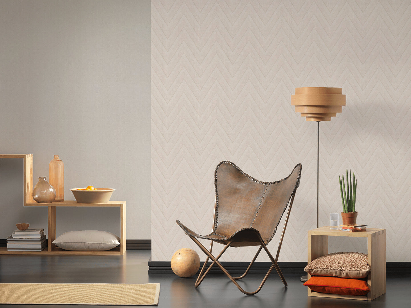 A.S. Création Geometrische Tapete Beige Vliestapete 363843 Wandtapete